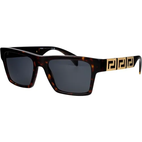 Stylish Sunglasses with Model 0Ve4445 , male, Sizes: 54 MM - Versace - Modalova