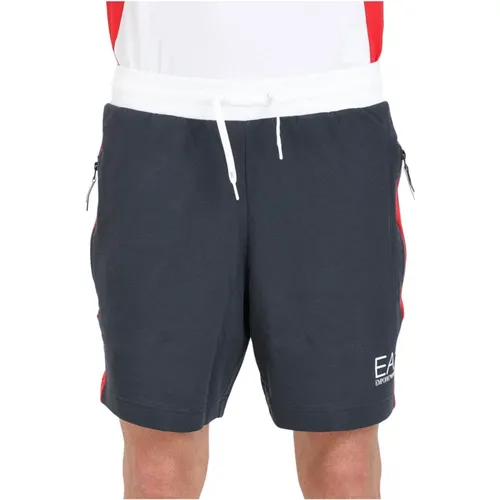 Casual Shorts , Herren, Größe: L - Emporio Armani EA7 - Modalova