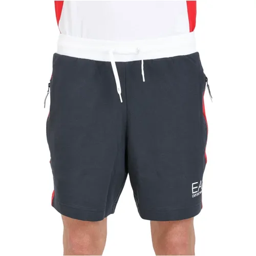 Casual Shorts , Herren, Größe: M - Emporio Armani EA7 - Modalova