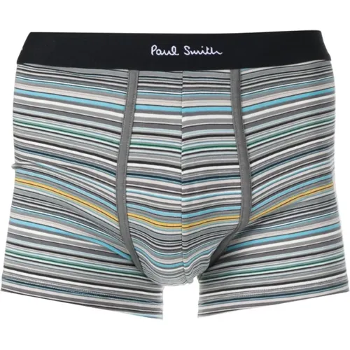 Men`s MultiColour Underwear Trunk 3 Pack , male, Sizes: S - Paul Smith - Modalova