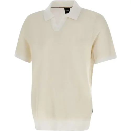 White T-shirts and Polos , male, Sizes: L, 3XL, XL - Hugo Boss - Modalova