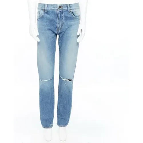 Pre-owned Cotton jeans , female, Sizes: S - Saint Laurent Vintage - Modalova