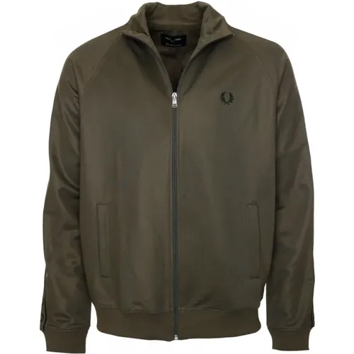 Raglanärmel-Trainingsjacke , Herren, Größe: XL - Fred Perry - Modalova