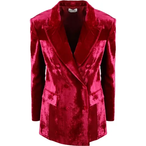 Relur Velvet Blazer , female, Sizes: L - P.a.r.o.s.h. - Modalova