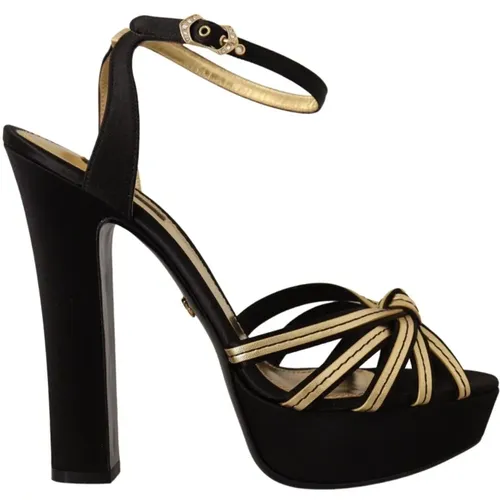 Luxuriöse Sandaletten mit Knöchelriemen - Dolce & Gabbana - Modalova