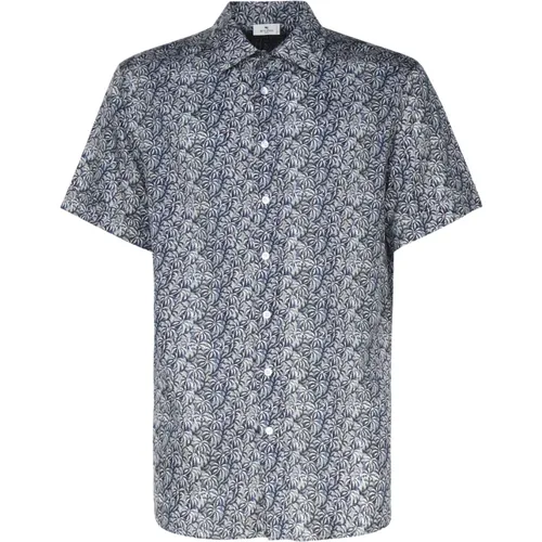 Tropical Print Cotton Shirt , male, Sizes: 3XL, XL - ETRO - Modalova
