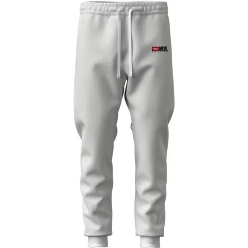 Sweat Pants with Denim Logo , male, Sizes: M, L - Diesel - Modalova
