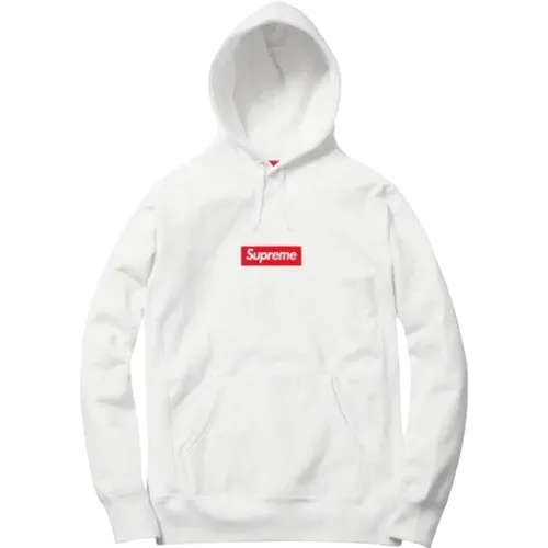 Limitierte Auflage Box Logo Kapuzenpullover Weiß - Supreme - Modalova