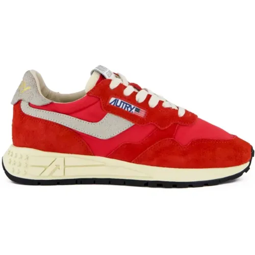 Rote Running Reelwind Sneakers , Damen, Größe: 41 EU - Autry - Modalova