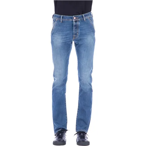 Slim-Fit Leonard Denim Jeans , male, Sizes: W31 - Jacob Cohën - Modalova