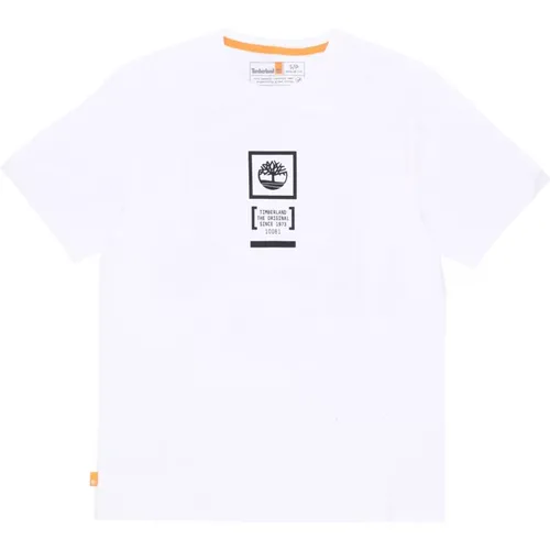 Stack Camo Tee - Herren T-Shirt , Herren, Größe: L - Timberland - Modalova