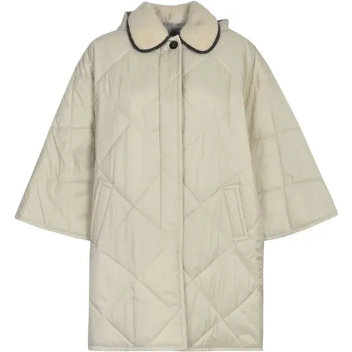Quilted Pergamena Coat - , female, Sizes: XS - BRUNELLO CUCINELLI - Modalova