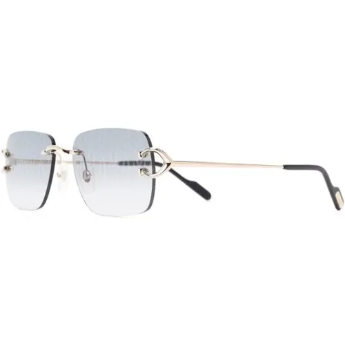 Ct0330S 007 Sunglasses , male, Sizes: 57 MM - Cartier - Modalova
