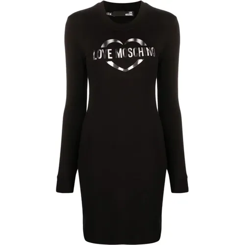 Casual Midi Dress , female, Sizes: 2XS - Love Moschino - Modalova