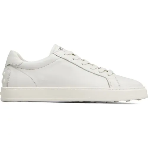 Low-Top Leather Sneakers , male, Sizes: 10 UK - TOD'S - Modalova