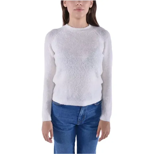 Crew Neck Wool Blend Sweater , female, Sizes: M - Max Mara Studio - Modalova
