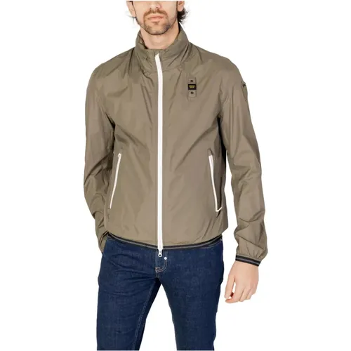 Zip-up Jacket with Front Pockets , male, Sizes: S, XL, 2XL - Blauer - Modalova