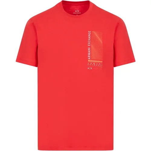 T-Shirts , Herren, Größe: S - Armani Exchange - Modalova