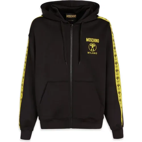 Zip-throughs , male, Sizes: M, L - Moschino - Modalova