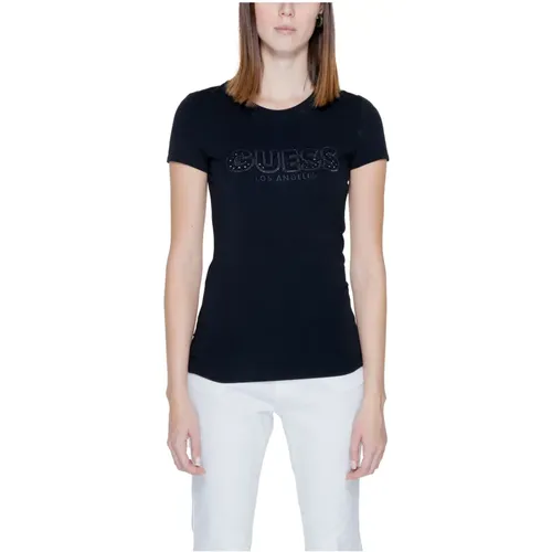 Sangallo Damen T-Shirt Frühling/Sommer Kollektion , Damen, Größe: M - Guess - Modalova