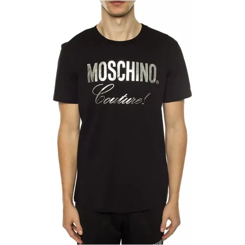 Klassisches Logo T-Shirt , Herren, Größe: XS - Moschino - Modalova