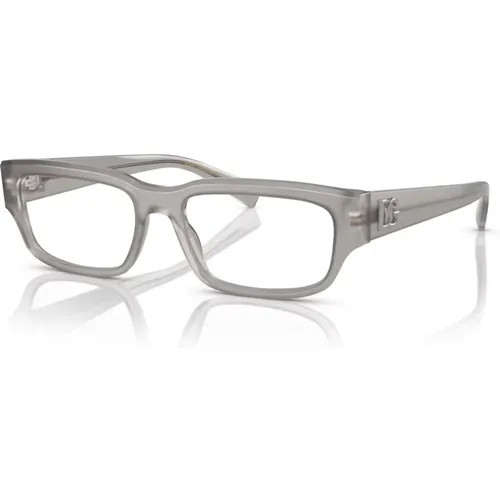 Opal Grey Eyewear Frames DG 3381 , unisex, Sizes: 53 MM - Dolce & Gabbana - Modalova