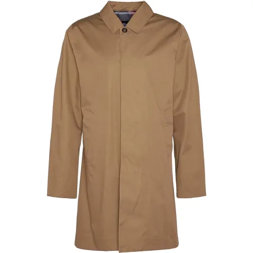 Wasserdichte Lange Jacke Sand & Blau , Herren, Größe: M - Barbour - Modalova