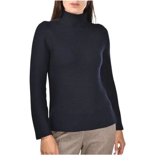 Merinowolle Rollkragenpullover , Damen, Größe: XL - Gran Sasso - Modalova