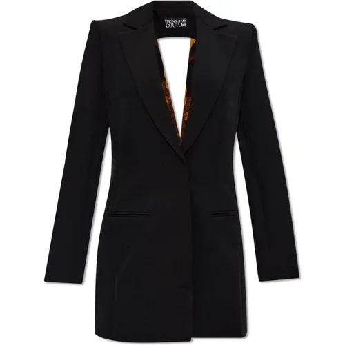 Blazer mit Logo , Damen, Größe: XS - Versace Jeans Couture - Modalova