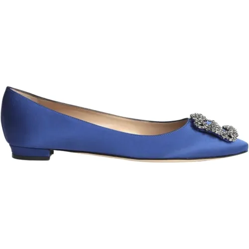 Hangisi Ballerinas , female, Sizes: 4 UK, 6 UK, 7 UK - Manolo Blahnik - Modalova