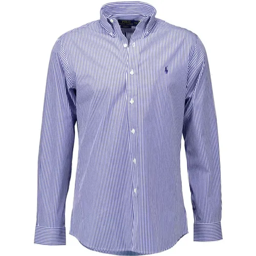 Dark Striped Slim Fit Shirt , male, Sizes: S, L, M - Ralph Lauren - Modalova