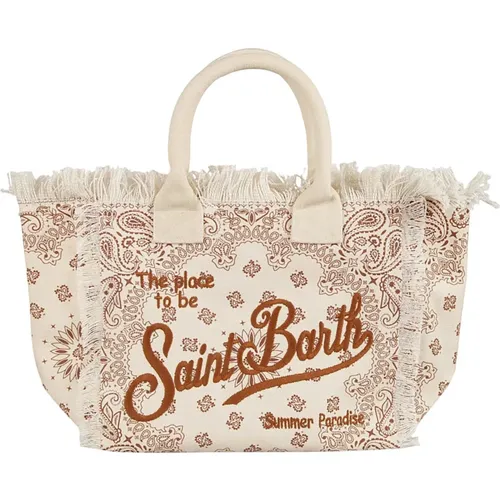 Blumen Fransen Strandtasche - MC2 Saint Barth - Modalova