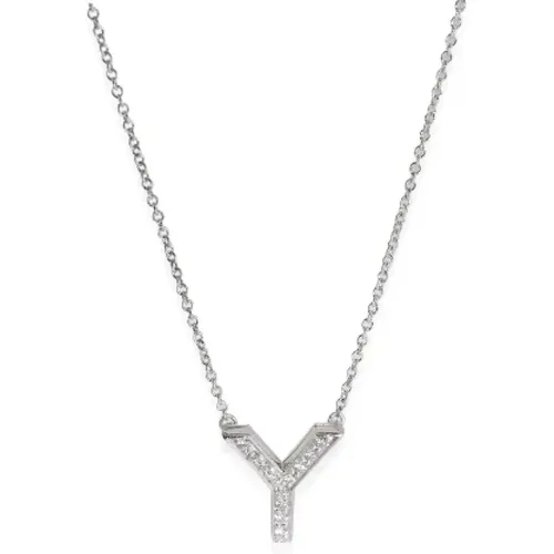 Pre-owned Metal necklaces , female, Sizes: ONE SIZE - Tiffany & Co. Pre-owned - Modalova