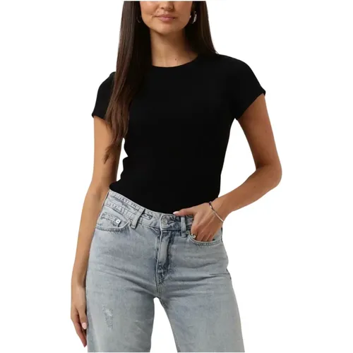 Schwarzes T-Shirt Koale , Damen, Größe: XL - drykorn - Modalova