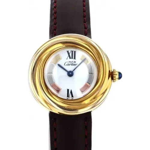 Pre-owned Stainless Steel watches , female, Sizes: ONE SIZE - Cartier Vintage - Modalova