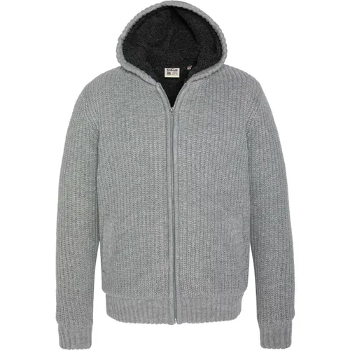 Kapuzenpullover - Fleece-Innenfutter , Herren, Größe: 2XL - Schott NYC - Modalova