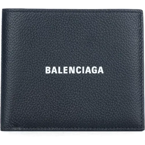 Classic Leather Wallet , male, Sizes: ONE SIZE - Balenciaga - Modalova