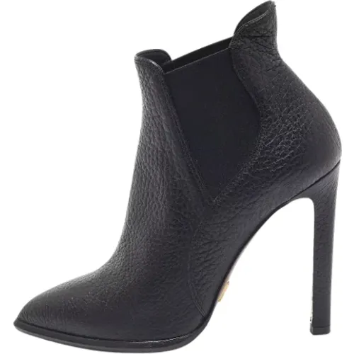 Pre-owned Leather boots , female, Sizes: 6 UK - Louis Vuitton Vintage - Modalova