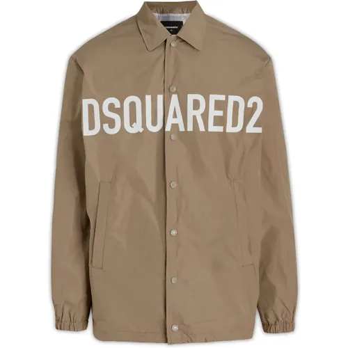 Sophisticated Lightweight Jacket for Men , male, Sizes: M - Dsquared2 - Modalova