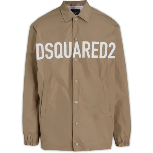 Sophisticated Lightweight Jacket for Men , male, Sizes: M, L - Dsquared2 - Modalova