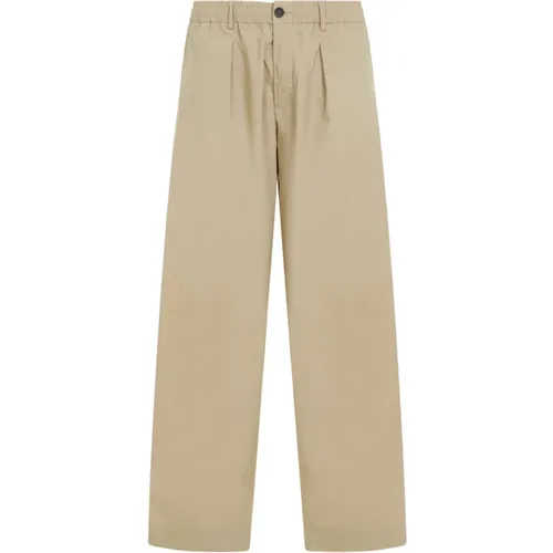 Sand Oxford Pants , male, Sizes: W32 - Universal Works - Modalova