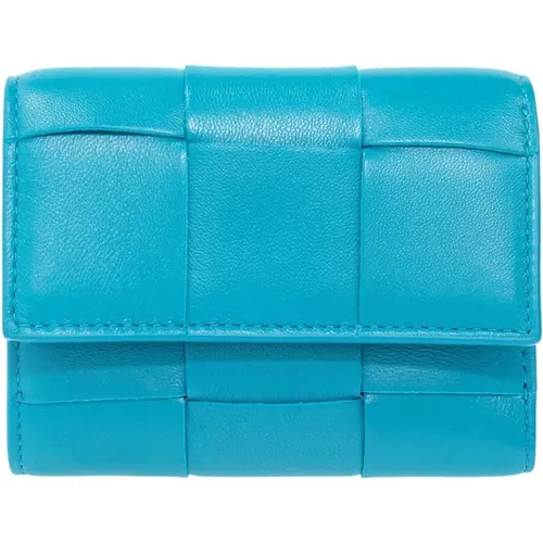 Floral Garden Leather Wallet , female, Sizes: ONE SIZE - Bottega Veneta - Modalova
