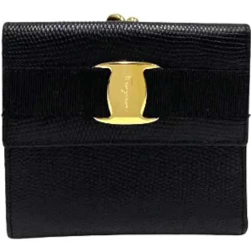 Pre-owned Leather wallets , female, Sizes: ONE SIZE - Salvatore Ferragamo Pre-owned - Modalova