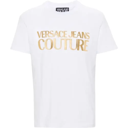 Men's Clothing T-Shirts & Polos Ss24 , male, Sizes: L, M, XL, S - Versace Jeans Couture - Modalova