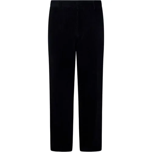 Trousers with Concealed Closure , male, Sizes: L - Emporio Armani - Modalova