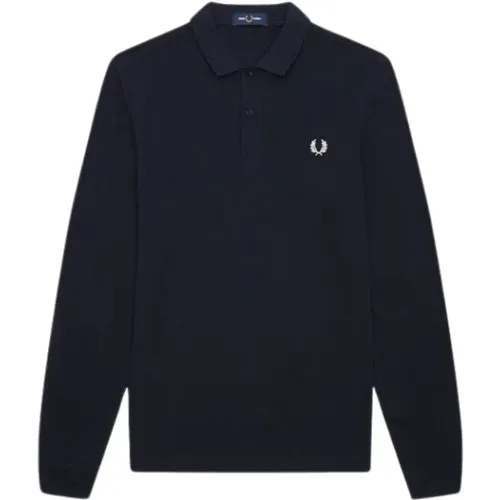 Long Sleeve Polo Shirt , male, Sizes: S, 2XL, L - Fred Perry - Modalova