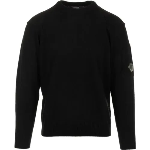 Lambswool Crew Neck Sweater , male, Sizes: XL, S, M, L - C.P. Company - Modalova