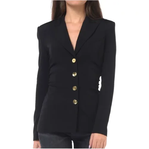 Fließender Neopren-Blazer mit spitzem Revers - pinko - Modalova