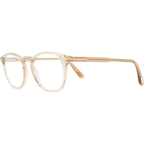 Klassische Optische Brille für den Alltag,Stylische Acetat-Brille,Braun/Havanna Optische Brille Stilvoll und vielseitig - Tom Ford - Modalova