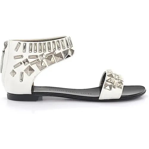 Flat Sandals , female, Sizes: 2 UK - giuseppe zanotti - Modalova